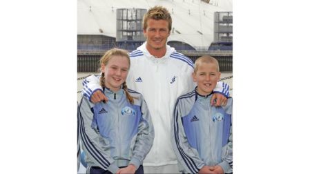 David Beckham conoció a Harry Kane y a su esposa desde que eran niños.