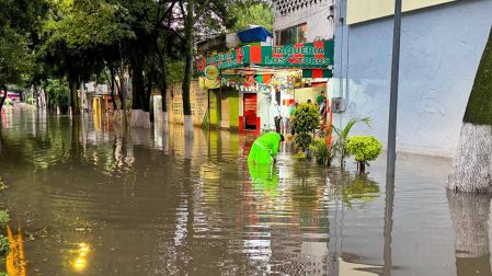 Debido a la intensidad de las precipitaciones, la Secretaría de Gestión Integral de Riesgos y Protección Civil (SGIRPC) activó la Alerta Naranja para Tlalpan