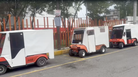 Los golfitaxis operan en la alcaldía Tláhuac desde hace más de 20 años.