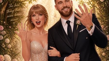Taylor Swift y Travis Kelce reaparecen tras su boda secreta luciendo anillos oficiales