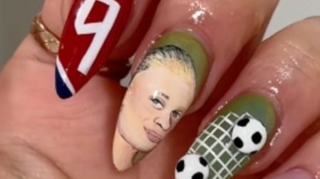 Erling Haaland conquista las manicuras y su rostro se vuelve viral en las uñas