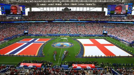 Noruega e Inglaterra se enfrentan en el Miami Stadium durante los Cuartos de Final del Mundial 2026.