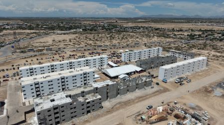 La mandataria federal destacó que en su gobierno se van a construir un millón 800 mil viviendas