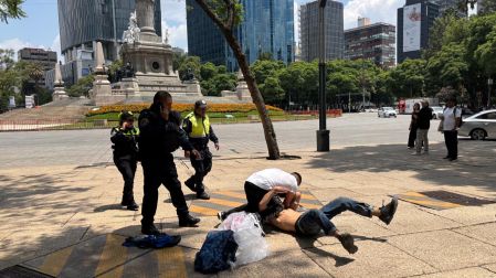 Elementos de la SSC intervinieron en los hechos para separar a los hombres y que no pasara a mayores