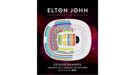 Elton John se presentará en el Estadio Banorte.