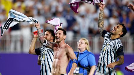 El épico festejo de Messi tras la clasificación de Argentina a las Semifinales del Mundial 2026