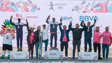 Kenianos dominan el Medio Maratón de la Ciudad de México 2026