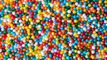 Receta de galleta con chochitos de colores