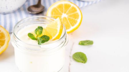 Delicioso mousse de limón con solo 3 ingredientes y sin azúcar