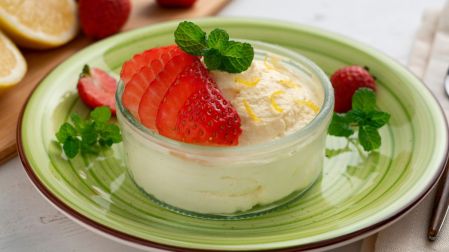 Delicioso mousse de limón con solo 3 ingredientes y sin azúcar