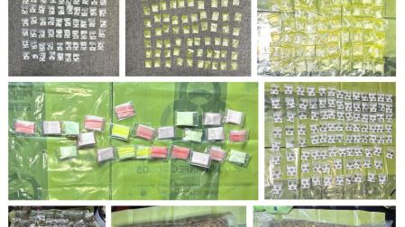 Se aseguraron importantes cantidades de marihuana, cocaína y metanfetamina, informó la Secretaría de Seguridad Ciudadana
