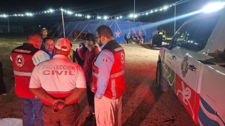 Heridos tras colapso de gradas en circo Estrella