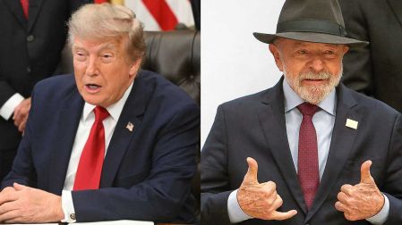 Donald Trump y Luiz Inácio Lula da Silva.