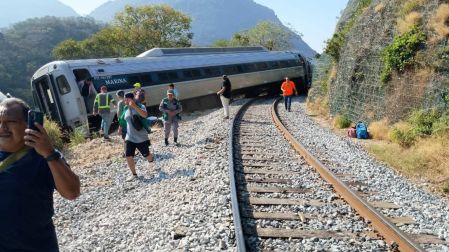 Accidente en Oaxaca el pasado 27 de diciembre de 2025 en el Corredor Interoceánico del Istmo de Tehuantepec.