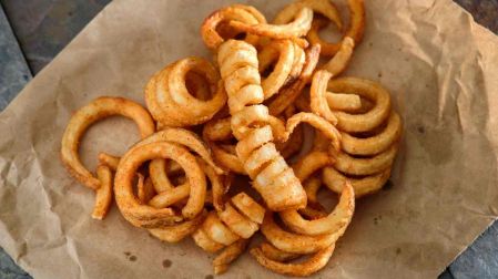 Receta de papas curly caseras