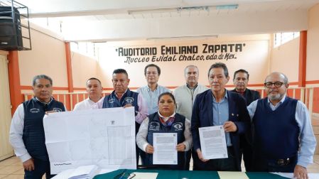 Firma del convenio para preservar la zona de Los Tlalteles