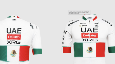 El jersey de Isaac del Toro que está a la venta para los aficionados