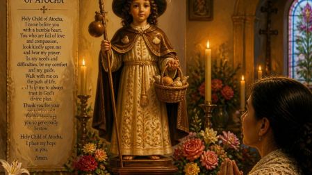 Oración del Santo Niño de Atocha para abrir caminos difíciles y prosperarca