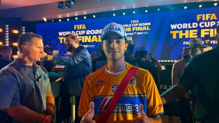 Un aficionado de Tigres estuvo presente en el evento.