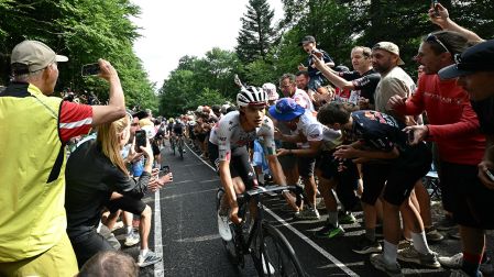 Isaac del Toro subió, por tercera ocasión, al podio del Tour de Francia 2026
