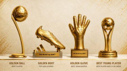 El Balón de Oro, Bota de Oro, Guante de Oro y Mejor jugador joven (sub 21) serán las distinciones individuales a entregar en el Mundial 2026.