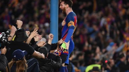 Messi en el Barcelona.