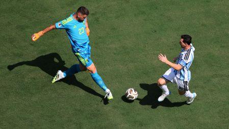 Messi en su tercera final de Copa del Mundo.