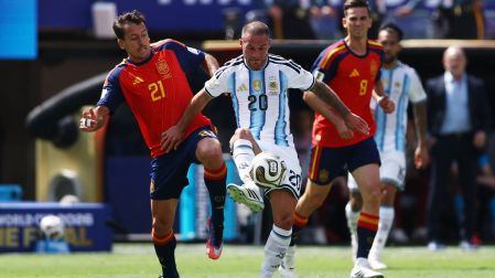 España contra Argentina en la final