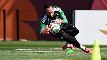 David Ospina en un entrenamiento con Colombia