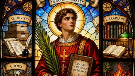 Qué santo se celebra hoy 10 de agosto: San Lorenzo y su plegaria para archivistas y bibliotecarios