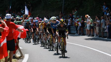 En la Etapa 18 del Tour de Francia, se formaron diferentes grupos
