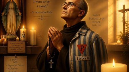 Qué santo se celebra hoy 14 agosto: San Maximiliano Kolbe y su oración para causas imposibles y adicciones
