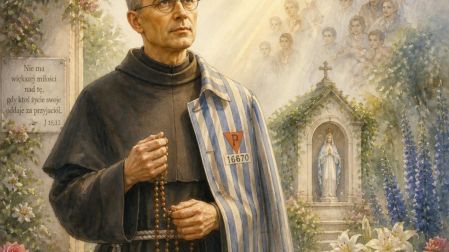 Qué santo se celebra hoy 14 agosto: San Maximiliano Kolbe y su oración para causas imposibles y adicciones