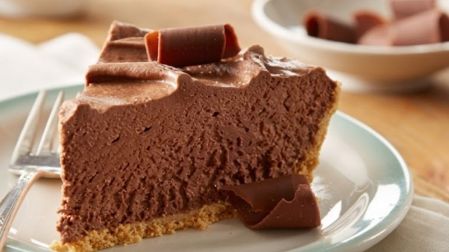 Receta pay helado de chocolate amargo