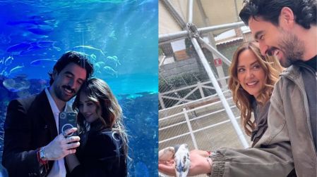 La presentadora definió a su novio como "mi amor bonito" y agradeció haberlo encontrado en esta etapa de su vida.