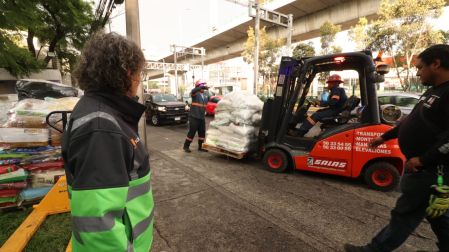 Los víveres saldrán hacia Veracruz y de ahí el 27 de julio se enviarán a Venezuela