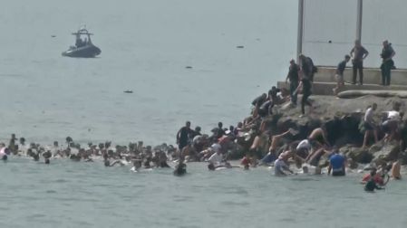 Ceuta concentra una fuerte presión migratoria tras la llegada masiva de personas desde Marruecos.