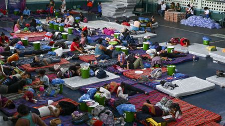 Muchos habitantes temen que sus viviendas sean saqueadas durante la evacuación.