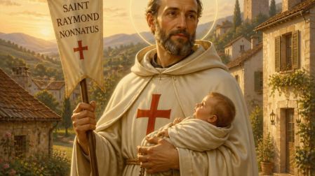 Qué santo se celebra hoy 31 de agosto: San Ramón Nonato y su oración para traer paz a los hogares