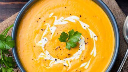 Receta de crema de flor de calabaza