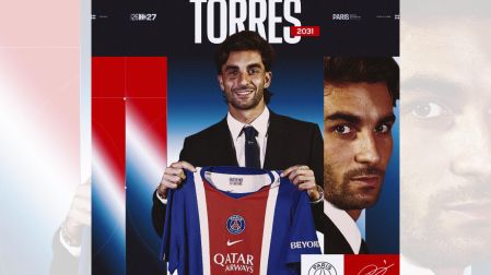Ferran Torres llega al PSG, procedente del Barcelona, por una suma aproximada de 50 MDE.