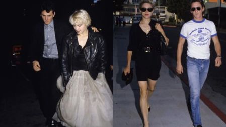 La relación entre Madonna y Sean Penn comenzó durante la grabación de Material Girl