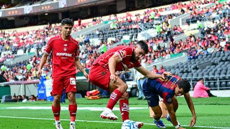 Al descanso, Atlante y Toluca están igualados 0-0