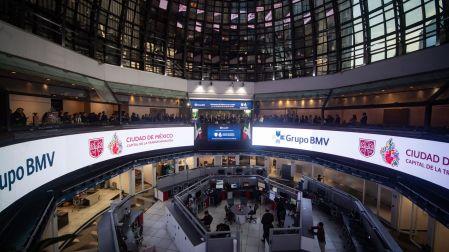 La Bolsa Mexicana de Valores cae este lunes por tercera sesión consecutiva