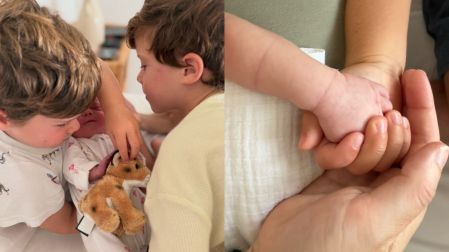 La pequeña nació el 3 de agosto y se convirtió en la tercera hija de Eugenia y Jack.