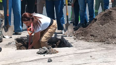 Brugada encabezó el inicio de la jornada de reforestación urbana en la alcaldía Iztacalco