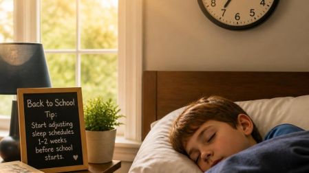 Regreso a clases: ¿Cuándo cambiar el horario de sueño de tu hijo?