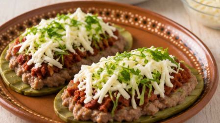 Receta de huaraches de nopal