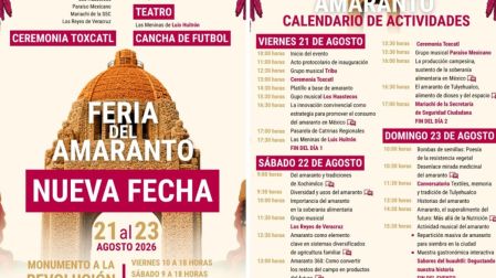 Feria del Amaranto 2026 en el Monumento a la Revolución