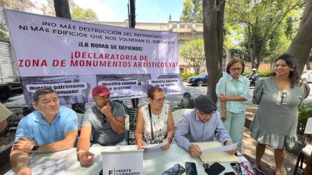 Vecinos de la colonia Roma
